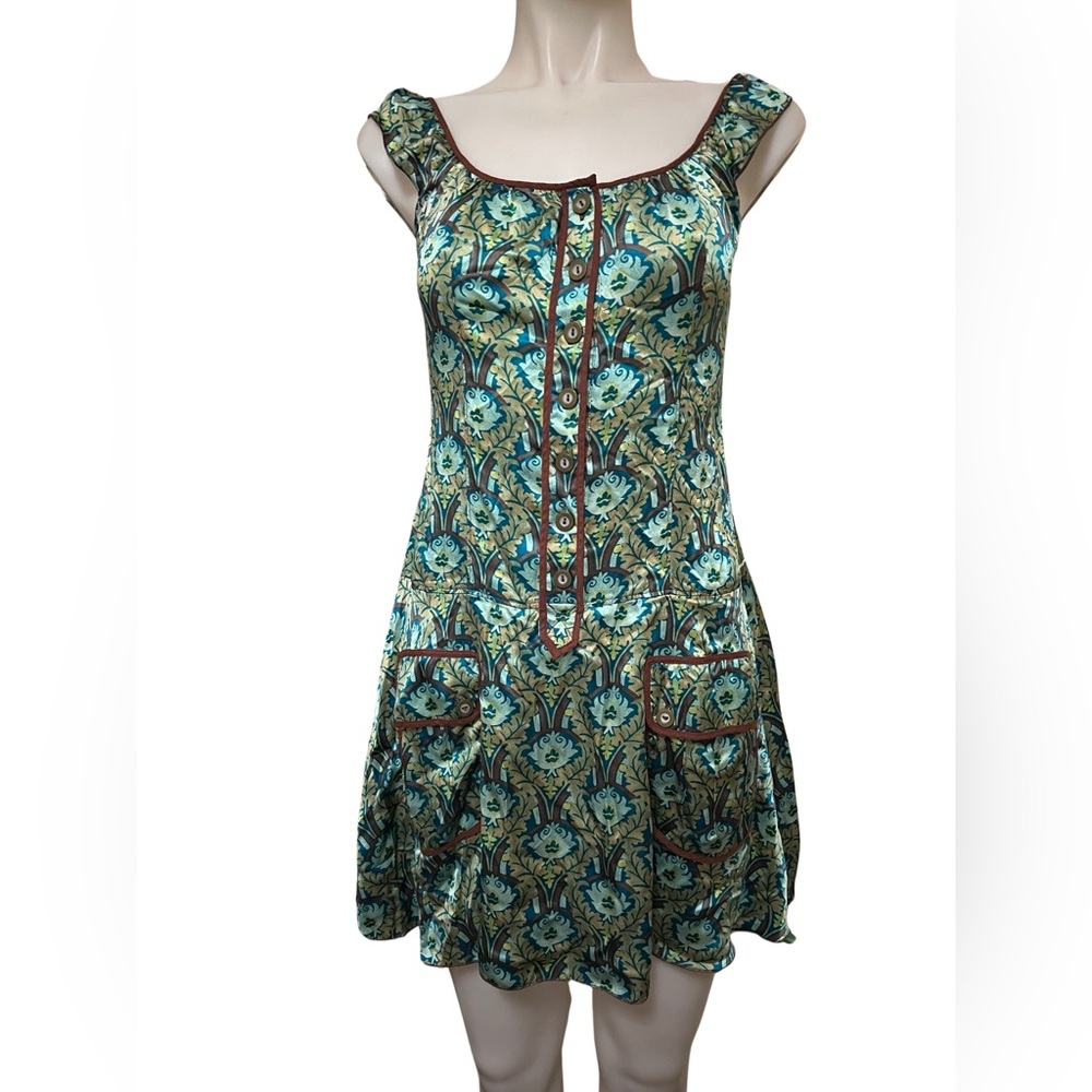 Free People 90s Inspired Silk Dress
